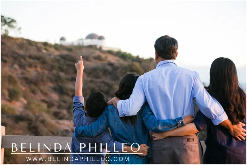 Griffith Observatory Family portraits in Los Angeles, CA
