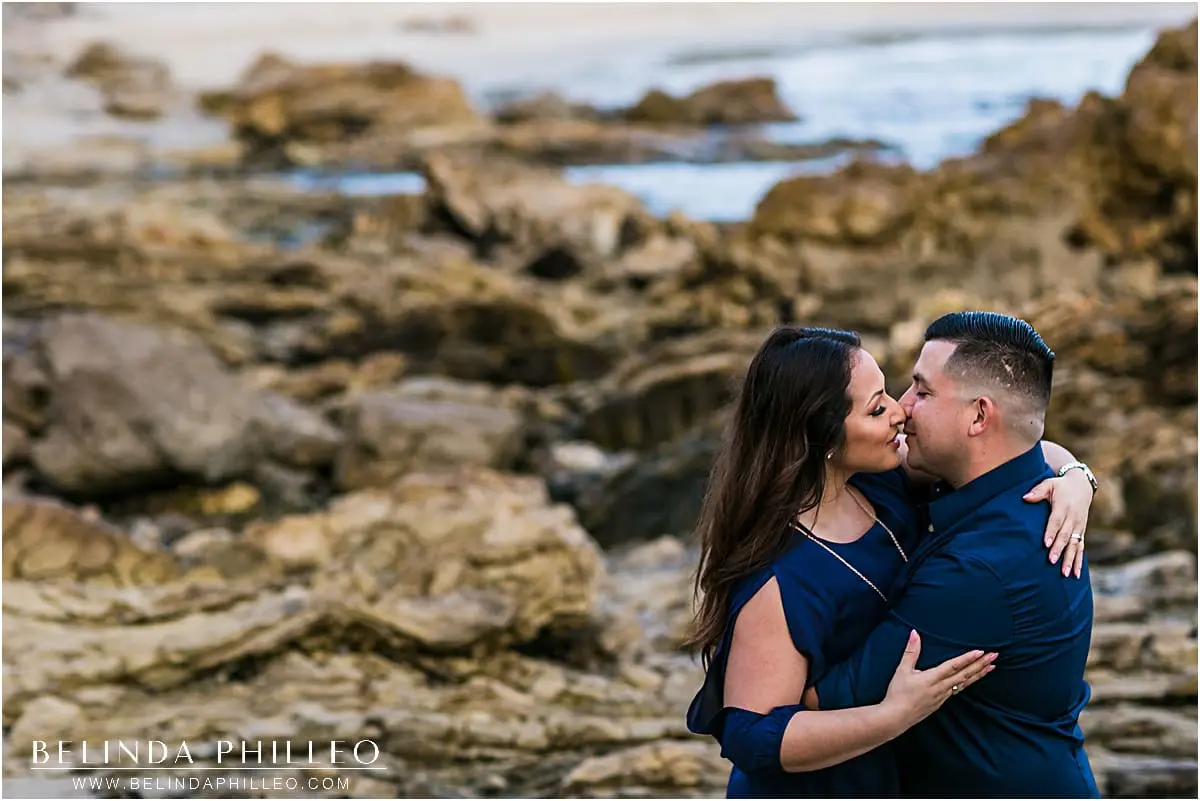 romantic Newport Beach engagement photos