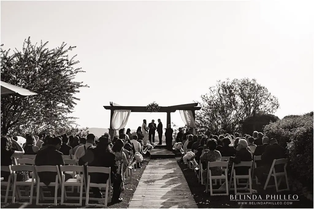 Wedding Ceremony at Serendipity Gardens in Oak Glen, CA