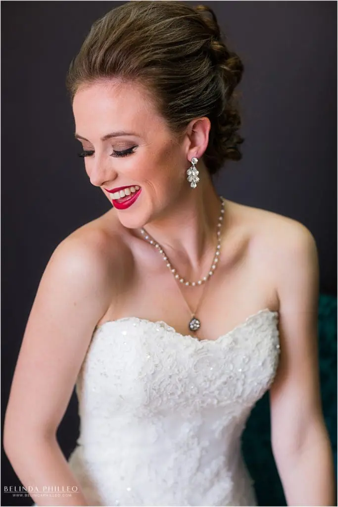 Bridal hair and makeup by Label Me Lindsay bridal team, Los Alamitos, CA. Photo by Belinda Philleo