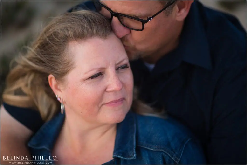 Sunset beach Engagement photos