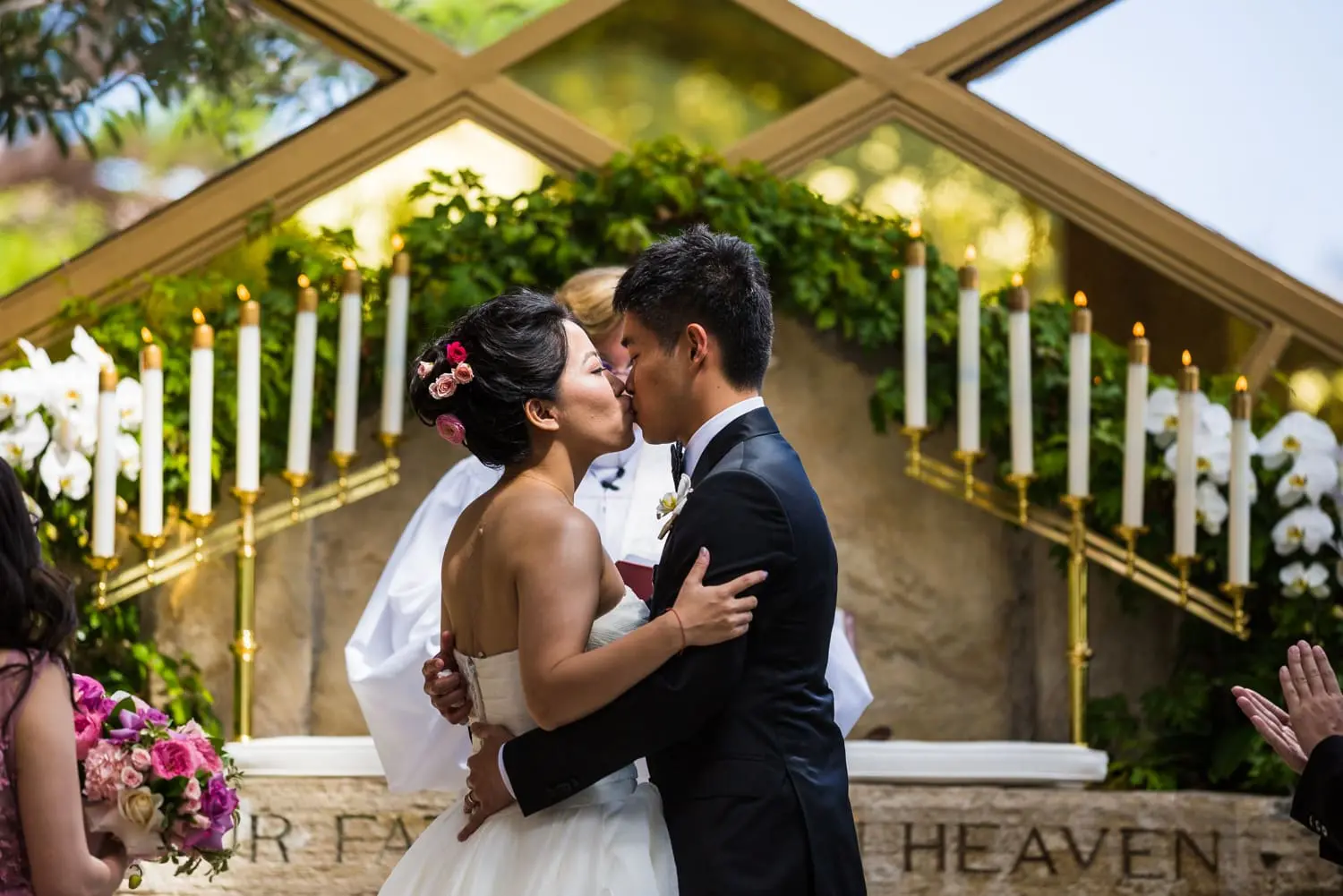 Wayfarers Chapel wedding in Rancho Palos Verdes