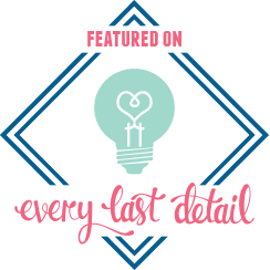 We've been featured on the every last detail blog