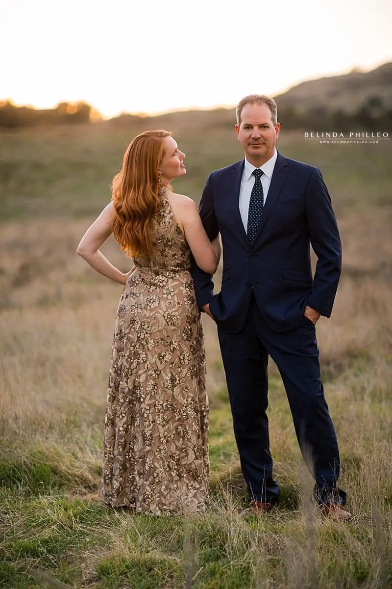 Dreamy Couples photoshoot in Coto De Caza. Classy and romantic anniversary photos