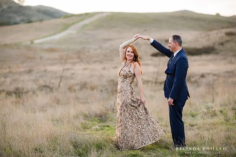 Dreamy Couples Photoshoot in Coto De Caza. Romantic Engagment photos at Thomas F. Riley Wildnerness Park