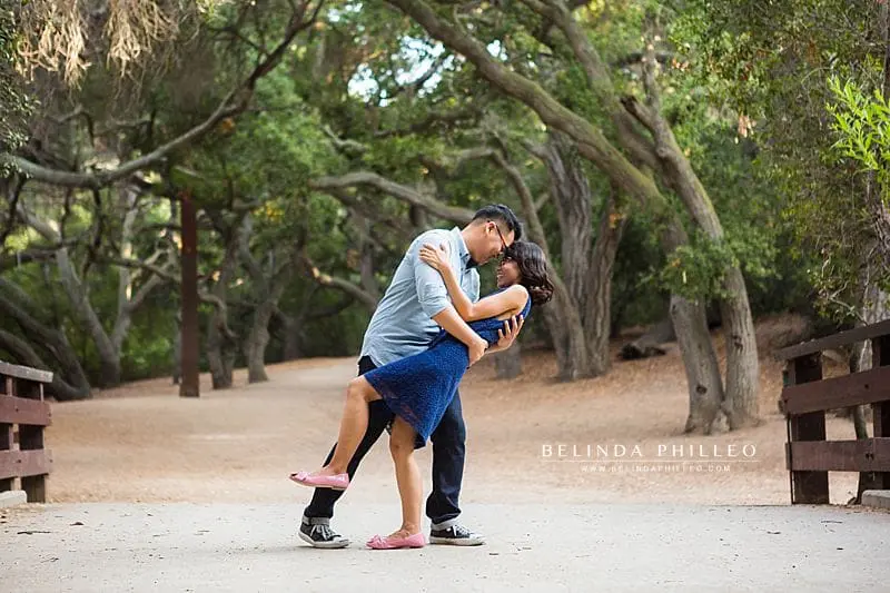 Adorable Oak Canyon Nature Center Engagement photos. Photography by Belinda Philleo