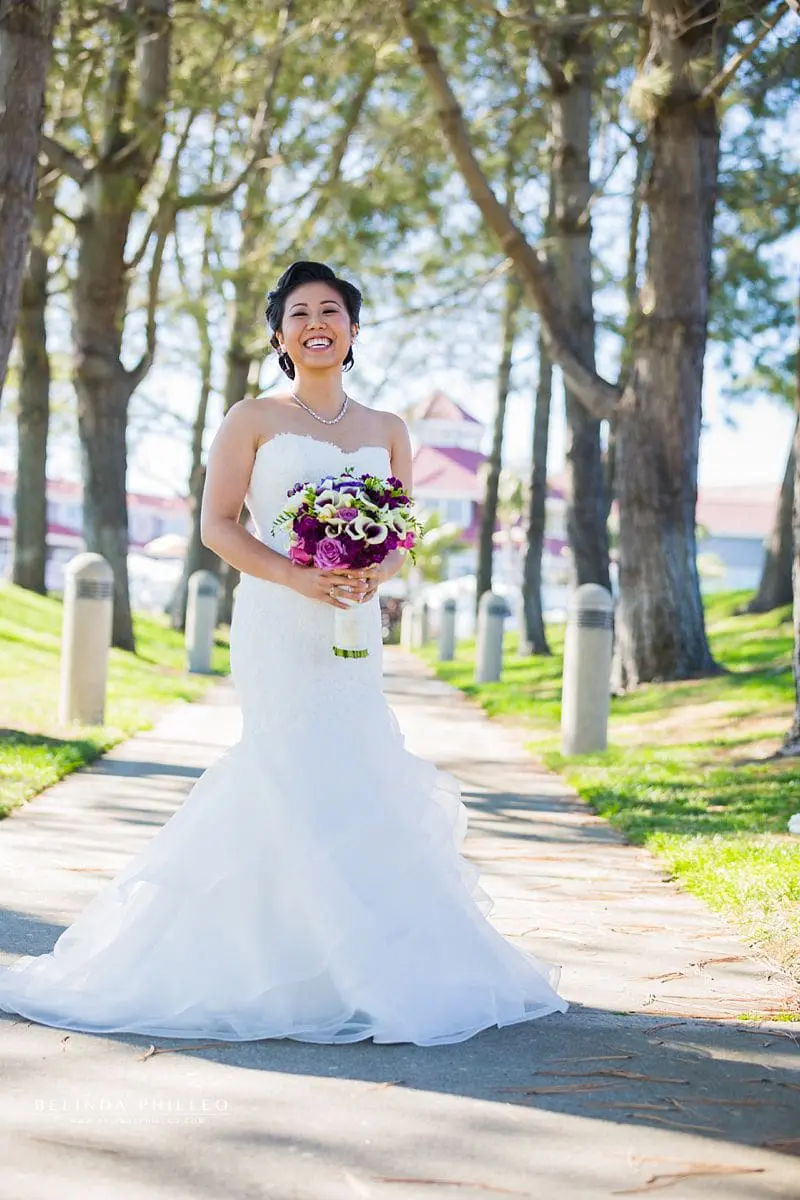 Bridal portraits at Laguna Cliffs Marriott Wedding
