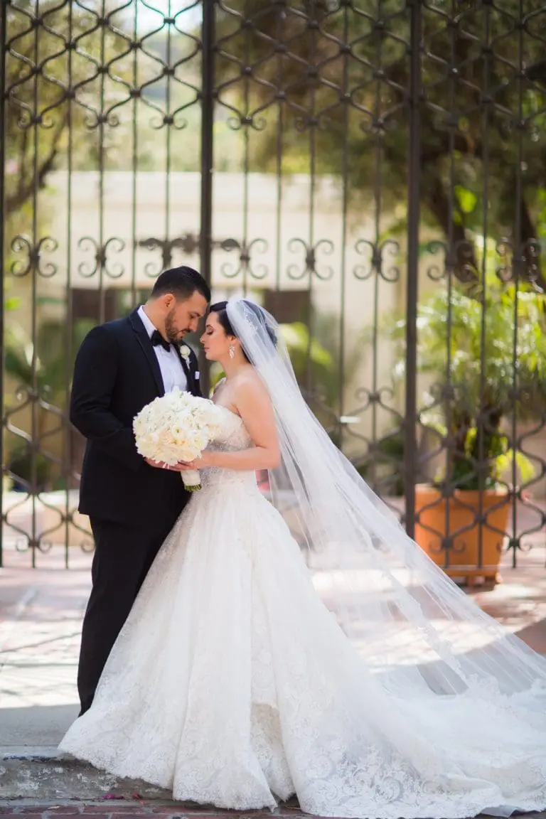 Sneak Peek: Stunning White Floral Wedding at Los Angeles River Center & Gardens