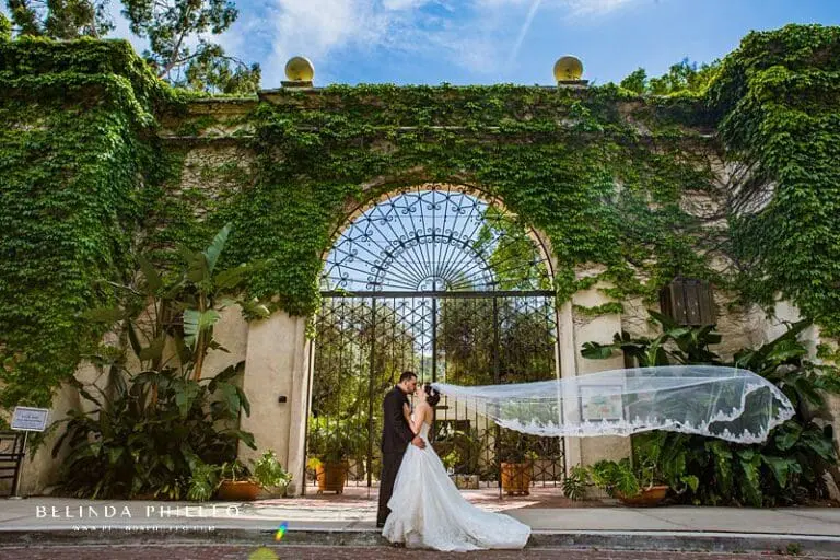 White Florals Los Angeles River Center & Gardens Wedding | Ambar & Mark