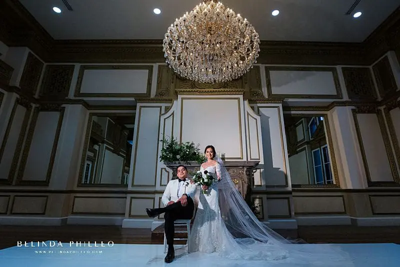 Los Angeles wedding photography in King Edward ballroom at Alexandria Ballrooms.