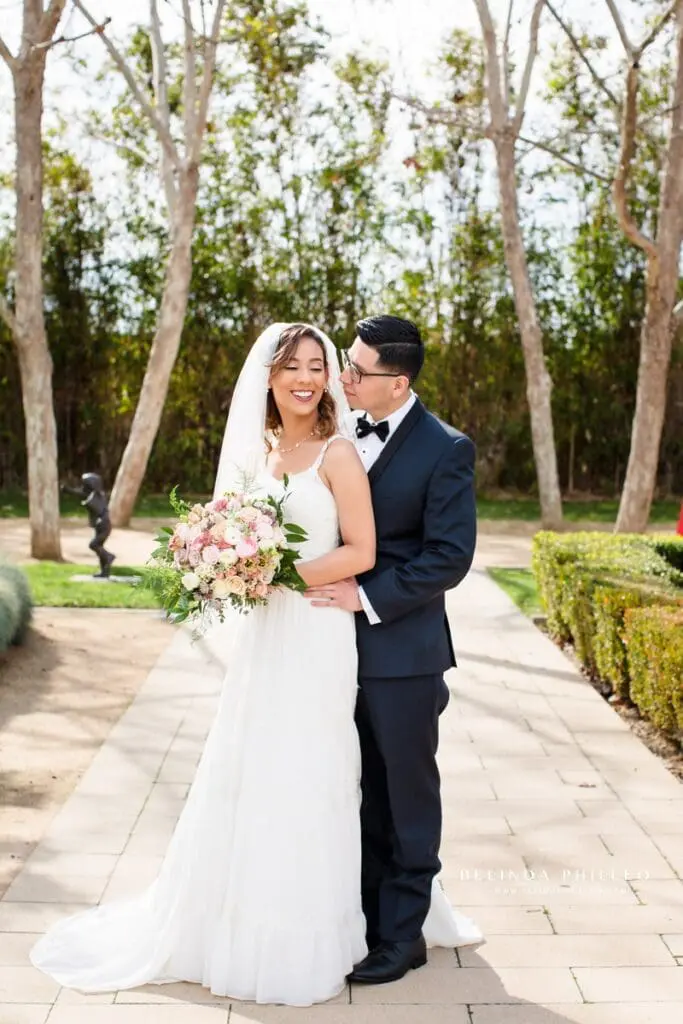 Romantic wedding photos in Cerritos, CA