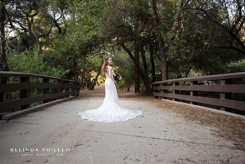 Train of Kenneth Winston bridal gown style 1882