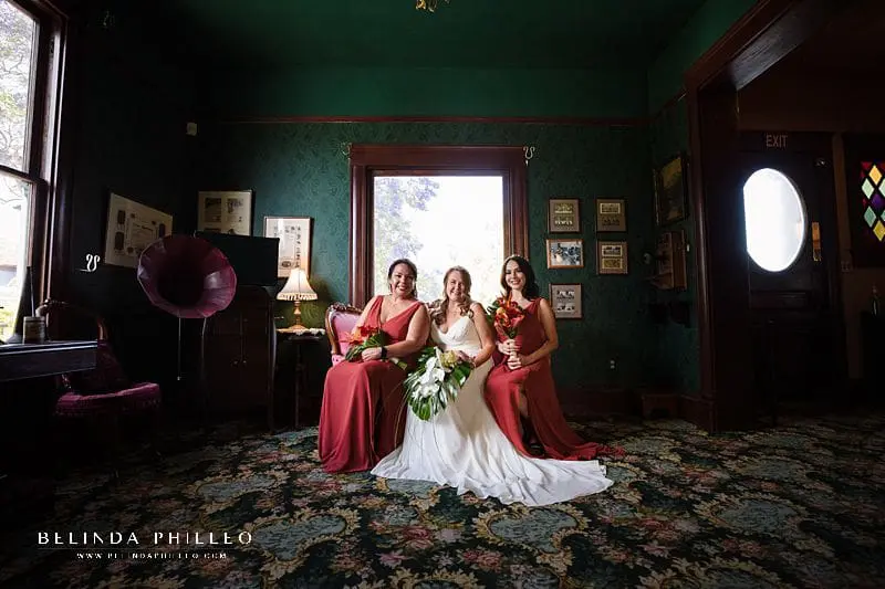 Bridal suite at Heritage Museum of Orange County in Santa Ana, CA. Photography by Belinda philleo