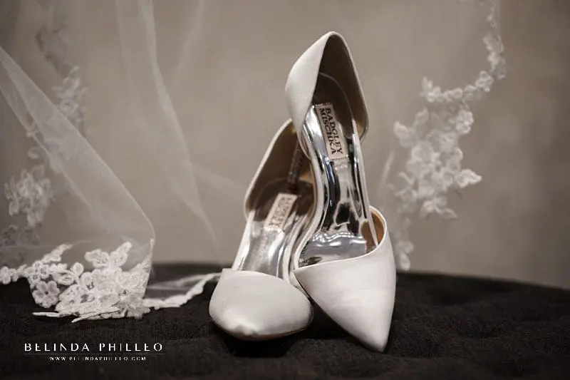 Badgley Mischka bridal shoes