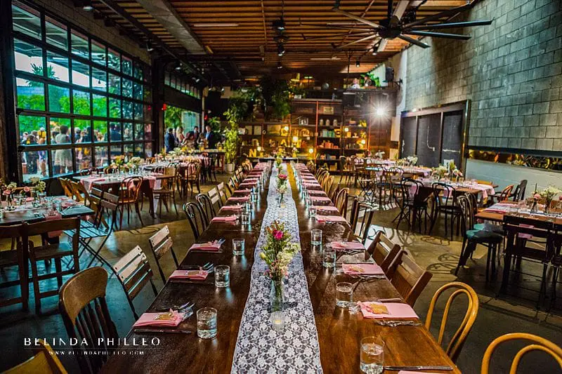 Smogshoppe wedding reception and cocktail hour