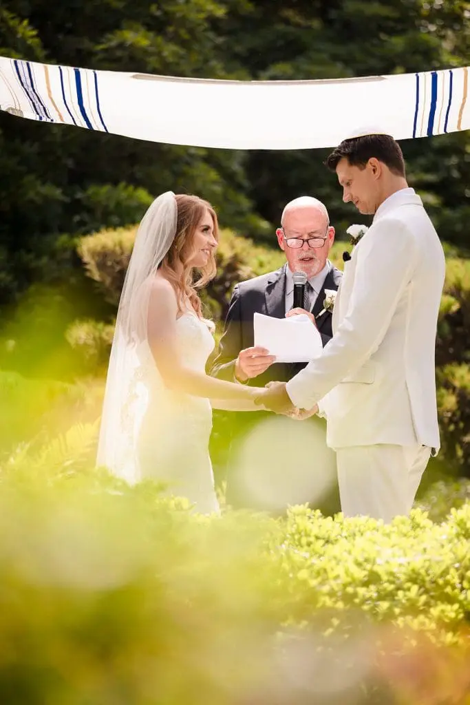 Jewish wedding ceremony at Japanese American Cultural and Community Center