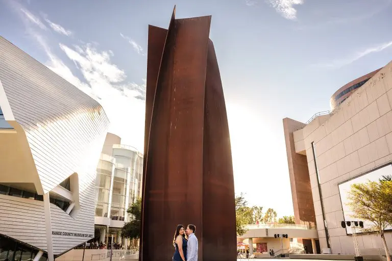 Engagement Pictures at Segerstrom Center for the Arts, Costa Mesa
