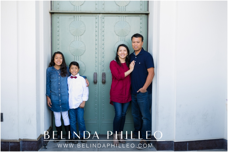 Griffith Observatory Family portraits in Los Angeles, CA
