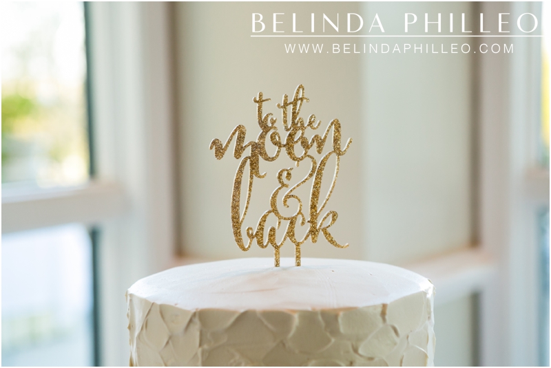 To the Moon and Back wedding cake topper