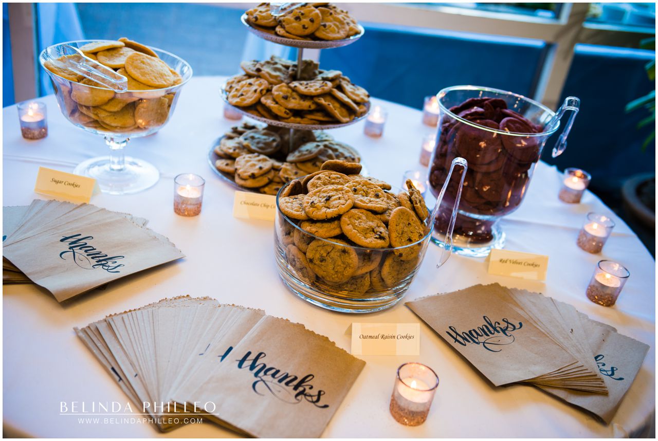 Cookie bar at Friendly Hills Country Club Wedding Reception, Whittier CA