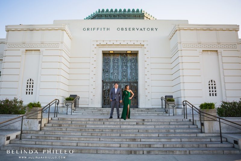 Griffith Observatory engagement photos