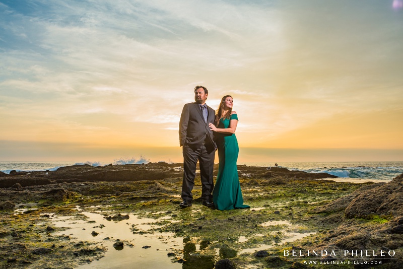 Engagement session at Sunset, Laguna Beach, CA
