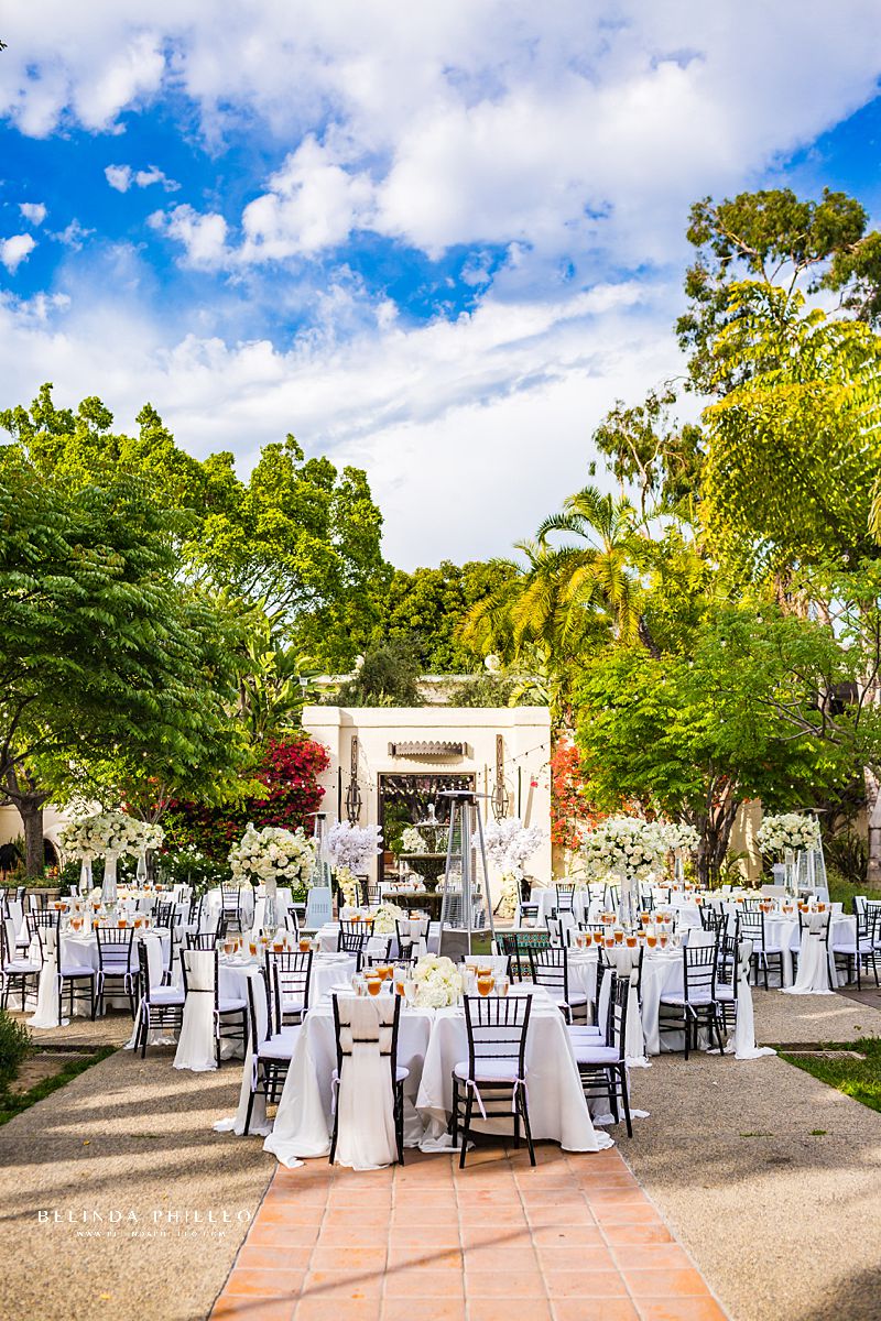 Los Angeles River Center Gardens Wedding With All White Florals
