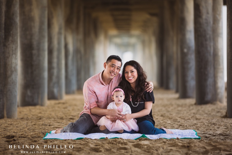 Huntington Beach family portraits. Photography by Belinda Philleo