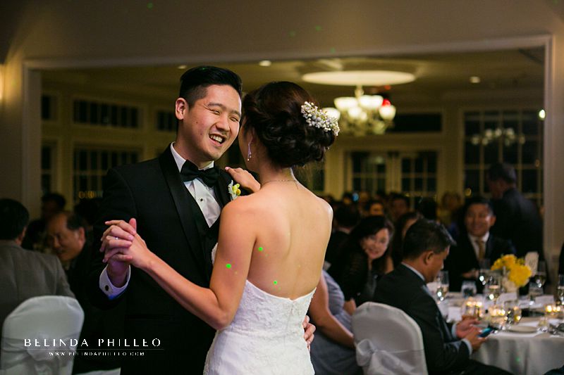 Newlywed's first dance at Summit House Restaurant, Fullerton, CA