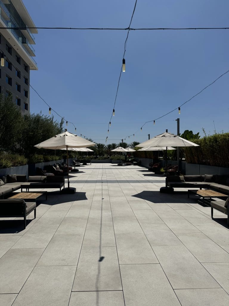 Ceremony space for weddings at JW Marriott Anaheim